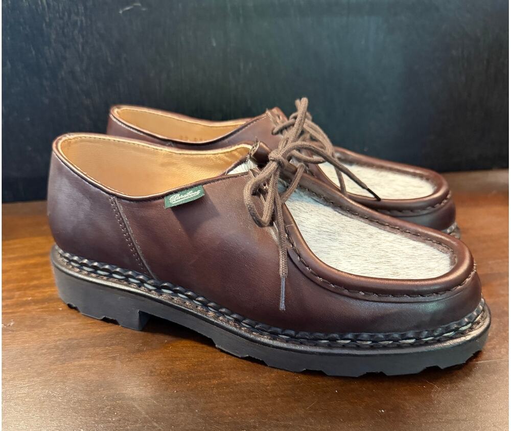 Paraboot Leather/Cow Hair Michael Size Size 38 (7.5)
